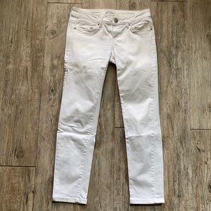 Aeropostale White Cropped Jegging